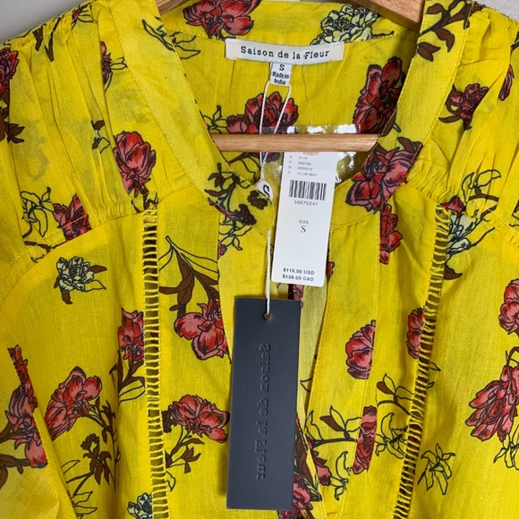 Anthropologie Anita Floral Buttondown - Picture 7 of 16